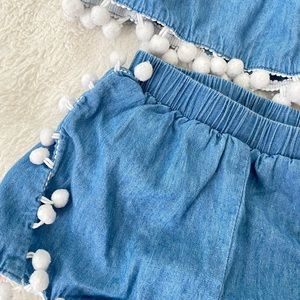 Denim outfit for baby girl